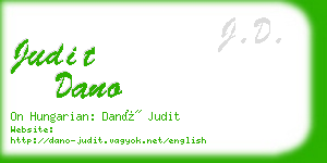 judit dano business card